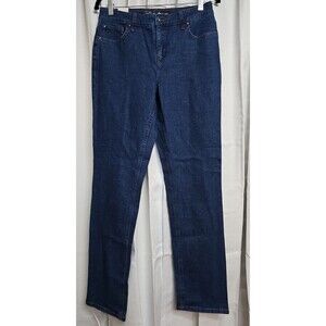 Emily B Woman's Size 8 Denim Jeans Straight Leg 5 Pocket Jeans